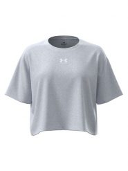 Under Armour Koszulka w kolorze jasnoszarym rozmiar: XL. Szare t-shirty damskie Under Armour, xl, bez wzorów, bez kołnierzyka. Za 69.99 zł.