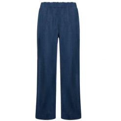Spodnie Deha Spodnie Pleatowane Z Lyocell Denim Damskie. Niebieskie spodnie materiałowe damskie Deha, bez wzorów, z bawełny. Za 416.99 zł.