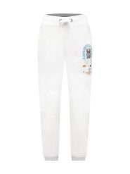 Geographical Norway Spodnie dresowe "Makado" w kolorze białym rozmiar: M. Białe spodnie dresowe męskie Geographical Norway, bez wzorów, z dresówki. Za 96.60 zł.