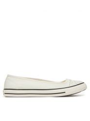 Converse Baleriny Chuck Taylor All Star Dainty Ballerina A16211C Beżowy. Brązowe baleriny damskie Converse, bez wzorów, z materiału, bez obcasa. Za 199.99 zł.
