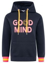 Zwillingsherz Bluza "Good Mind" w kolorze granatowym rozmiar: L. Niebieskie bluzy z kapturem damskie Zwillingsherz, l. Za 205.45 zł.