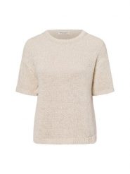 Marc O'Polo sweter z dzianiny z krótkim rękawem Kobiety beżowy, XL. Brązowe swetry klasyczne damskie Marc O´Polo, xl, z bawełny, bez kołnierzyka. Za 559.95 zł.