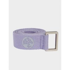 Pasek do jogi Manduka Unfold 182cm - Lawendowy, naturalna bawełna. Niebieskie paski damskie MANDUKA, bez wzorów, z bawełny, sportowe. Za 79.99 zł.