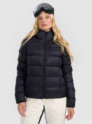 4F Kurtka puchowa trekkingowa z wypełnieniem naturalnym damska - czarna XXL. Czarne kurtki damskie 4f, s, bez wzorów, z puchu, bez kaptura. Za 799.99 zł.