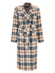 Aniston Płaszcz przejściowy w kolorze jasnobrązowo-morskim rozmiar: 42. Brązowe płaszcze damskie Aniston, bez wzorów, z tkaniny. Za 162.49 zł.