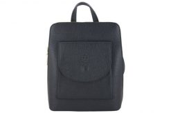 Plecak listonoszka 2w1 BARBERINI'S czarny 800-1. Czarne plecaki damskie Barberinis, bez wzorów, ze skóry, casualowe. Za 220.99 zł.