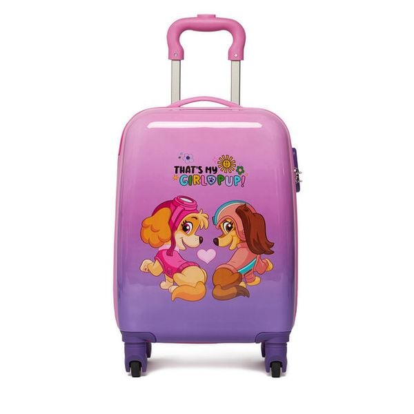 Walizka dziecięca Paw Patrol. Czerwone walizki Paw Patrol, bez wzorów. Za 219.99 zł.