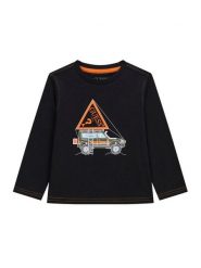 Guess Bluzka N6BI13 K5865 Czarny Regular Fit. Czarne t-shirty chłopięce Guess, z aplikacjami, z bawełny, bez ramiączek. Za 84.99 zł.