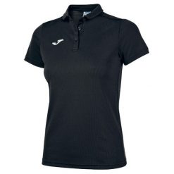Koszulka polo do tenisa damska Joma Hobby. Czarne bluzki damskie Joma, l, bez wzorów, sportowe, bez kołnierzyka, bez ramiączek. Za 101.99 zł.
