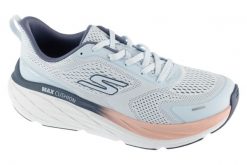 Buty sportowe damskie, Max Cushioning Elite 3. Niebieskie buty sportowe na co dzień damskie Skechers, bez wzorów, z materiału, trekkingowe. Za 549.99 zł.