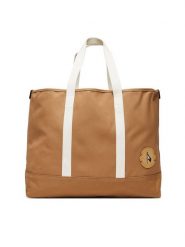 Tommy Hilfiger Torebka Th Summer Tote AM0AM13557 Brązowy. Brązowe torebki klasyczne damskie Tommy Hilfiger, bez wzorów, z materiału, bez dodatków. Za 349.99 zł.