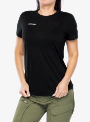 Koszulka merino damska Mammut Tree Wool FL T-Shirt. Czarne topy sportowe damskie Mammut, xs, bez wzorów, z lyocellu, bez ramiączek. Za 347.00 zł.