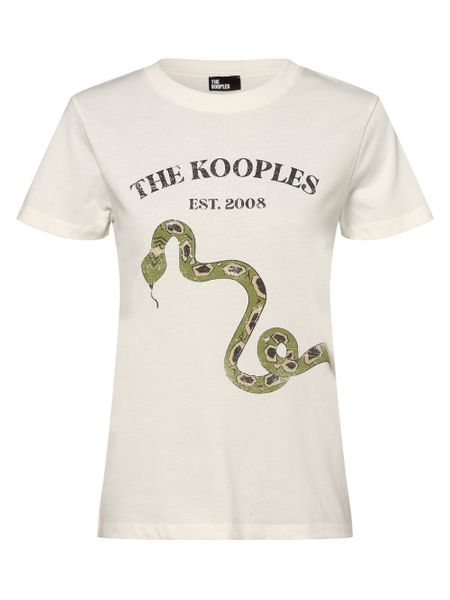 The Kooples T-shirt Kobiety Bawełna biały, 3. Białe t-shirty damskie The Kooples, l, bez wzorów, z bawełny, bez kołnierzyka. Za 399.95 zł.