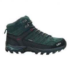 Buty trekkingowe męskie CMP 3Q1294711FP. Czarne buty trekkingowe męskie CMP, z gumy, za kostkę, bez zapięcia, trekkingowe. Za 565.00 zł.