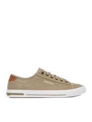 Nautica Tenisówki CWBEO-LANDMAN-01 Khaki. Brązowe trampki i tenisówki męskie Nautica, bez wzorów, z materiału, bez zapięcia. Za 149.99 zł.