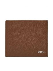 BOSS Portfel 50529496 Brązowy. Brązowe portfele męskie Boss, bez wzorów, ze skóry. Za 629.99 zł.