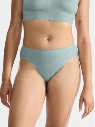 Sloggi Figi klasyczne Zero Feel Bliss 10219695 Zielony. Zielone figi damskie Sloggi, s, bez wzorów, z syntetyku. Za 49.99 zł.