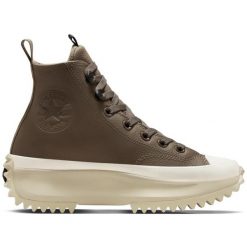 Buty sportowe Converse Run Star Hike. Brązowe buty sportowe na co dzień damskie Converse, bez wzorów, z materiału, na fitness i siłownię. Za 590.00 zł.