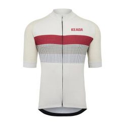 Weave Two - Damska koszulka z krótkim rękawem. Białe topy sportowe damskie KEADA SPORTS, l, bez wzorów, z jersey, bez ramiączek. Za 332.00 zł.