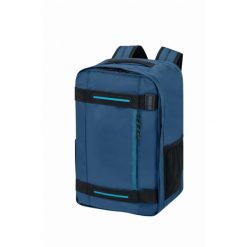Plecak kabinowy z kieszenią na laptop American Tourister Urban Track. Niebieskie plecaki damskie AMERICAN TOURISTER, bez wzorów. Za 429.99 zł.
