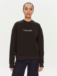 Calvin Klein Bluza Hero Logo K20K205450 Czarny Regular Fit. Czarne bluzy bez kaptura damskie CALVIN KLEIN, xxs, z bawełny. Za 279.99 zł.