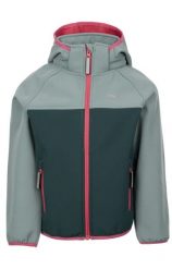 Trespass Hanbury - kurtka softshell unisex Pine. Zielone kurtki męskie Trespass, na zimę, l, bez wzorów, z futra, klasyczne. Za 186.83 zł.