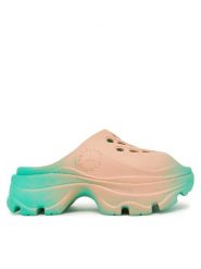 Adidas by Stella McCartney Klapki Clogs JH8952 Zielony. Zielone kalosze damskie adidas by Stella McCartney, bez wzorów, z tworzywa sztucznego. Za 399.99 zł.