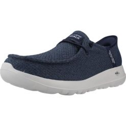 Buty SKECHERS GO WALK FLEX Niebieski. Niebieskie buty sportowe na co dzień męskie Skechers, bez zapięcia. Za 590.00 zł.