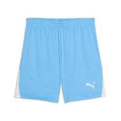 Szorty Puma Liga 26. Niebieskie szorty męskie Puma, z materiału, bez kołnierzyka. Za 140.00 zł.