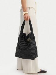 GINO ROSSI Torebka C-JERRY-LT22070 Czarny. Czarne torebki klasyczne damskie Gino Rossi, bez wzorów, z materiału, bez dodatków. Za 299.99 zł.