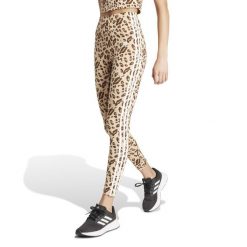 Legginsy fitness damskie ADIDAS. Brązowe legginsy damskie Adidas, s, bez wzorów, z bawełny. W wyprzedaży za 149.99 zł.