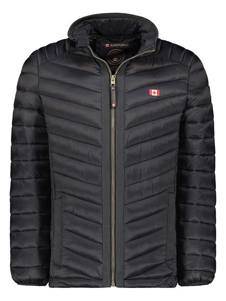 ANAPURNA Kurtka pikowana "Carlitana" w kolorze czarnym rozmiar: XXL. Czarne kurtki męskie ANAPURNA, xxl, bez wzorów, bez kaptura. Za 209.82 zł.