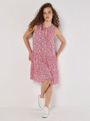 Apricot Sukienka w kolorze czerwonym rozmiar: S. Czerwone sukienki damskie Apricot, na co dzień, s, bez wzorów, z wiskozy, bez kołnierzyka, bez ramiączek, midi, proste. Za 87.61 zł.