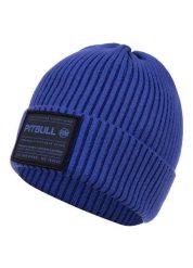 Czapka męska Pitbull zimowa Pitbull Dock. Szare czapki męskie PITBULL, na zimę, z aplikacjami, z dzianiny. Za 59.00 zł.