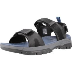 Sandały Skechers Model Tresmen - Ryer Kolor Czarny. Czarne sandały męskie Skechers, z gumy, bez zapięcia. Za 379.00 zł.