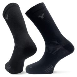 Skarpety trekkingowe TEKO Ecobaseliner 1.0 Merino 2 pary. Czarne skarpetki damskie TEKO, bez wzorów. Za 83.00 zł.