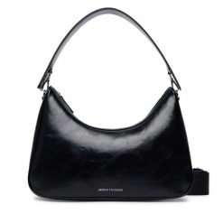 Torebka Armani Exchange. Czarne torebki klasyczne damskie Armani Exchange, bez wzorów, bez dodatków. Za 589.99 zł.