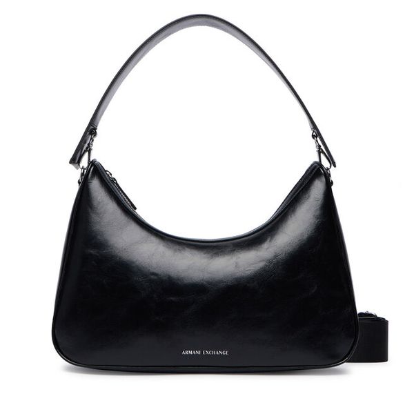 Torebka Armani Exchange. Czarne torebki klasyczne damskie Armani Exchange, bez wzorów, bez dodatków. Za 589.99 zł.