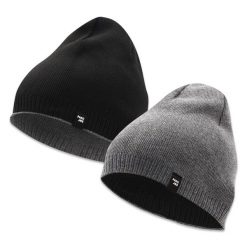 Czapka Dwustronna, Grafitowo-Czarna Ciepła, Jesienno-Zimowa, Beanie -Pako Jeans. Szare czapki męskie Pako Jeans, na zimę, bez wzorów, z dzianiny, sportowe. Za 49.00 zł.