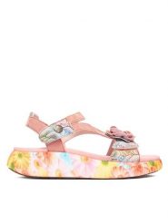 Laura Vita Sandały Nikito 01 Różowy. Czerwone sandały damskie Laura Vita, bez wzorów, ze skóry, bez obcasa, na płaskiej podeszwie. Za 439.99 zł.