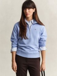 Gant Bluza Kobiety Bawełna niebieski, M. Niebieskie bluzy bez kaptura damskie Gant, m, z bawełny. Za 599.95 zł.