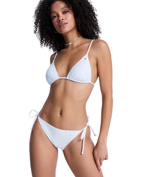 Trójkątny stanik bikini dla Kobiety ROXY ISLAND Biały. Białe bikini damskie Roxy, bez wzorów. Za 149.99 zł.
