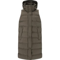 Damska kurtka bez rękawów Whistler Joana. Brązowe kurtki damskie WHISTLER, bez wzorów, z puchu, bez kaptura. Za 405.00 zł.
