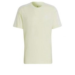 Koszulka adidas Essentials 3-Stripes. Białe t-shirty sportowe męskie Adidas, l, bez ramiączek, do piłki nożnej, climacool (adidas). Za 93.99 zł.