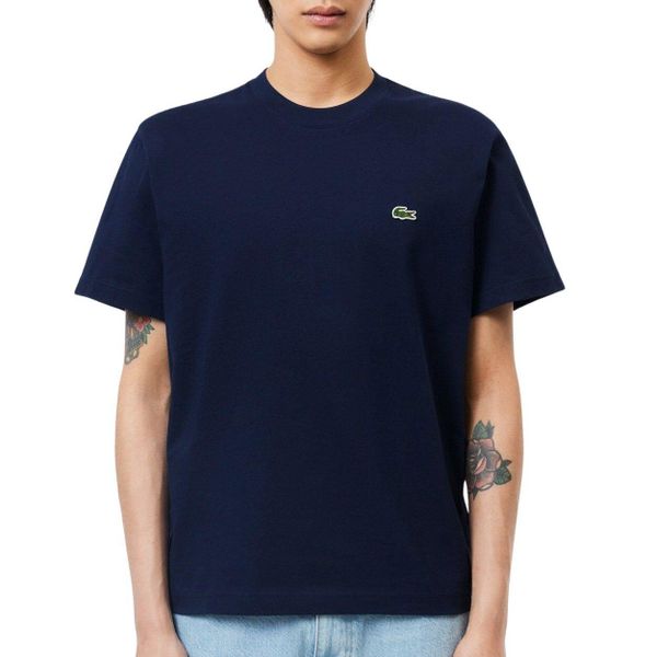 Koszulki Lacoste Model Th7318 Tee-shirt Kolor Niebieski. Niebieskie t-shirty damskie Lacoste, xs, bez wzorów, z materiału, bez kołnierzyka. Za 285.75 zł.