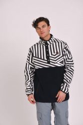 Bluza polarowa Fall Line w kolorze czarnym. Czarne bluzy z kapturem męskie OOSC, na zimę, s, z materiału. Za 367.99 zł.