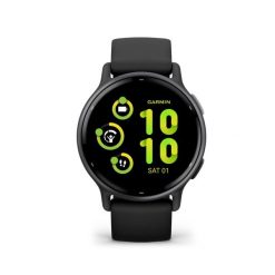 Second Life - Zegarek Smartwatch Garmin vívoactive 5 - Stan Dobry. Czarne zegarki męskie GARMIN, plastikowe. Za 674.99 zł.
