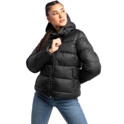 Kurtka puchowa damska Helly Hansen Active Puffy. Czarne kurtki damskie Helly Hansen, m, bez wzorów, z puchu, bez kaptura. W wyprzedaży za 885.50 zł.