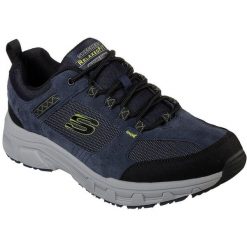 Buty sportowe męskie Skechers Oak Canyon. Niebieskie buty sportowe na co dzień męskie Skechers, z tkaniny, bez zapięcia. Za 390.00 zł.