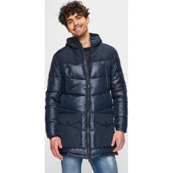 Tom Tailor Denim - Kurtka. Niebieskie kurtki męskie Tom Tailor Denim, l, bez wzorów, z denimu, z kapturem. W wyprzedaży za 239.90 zł.